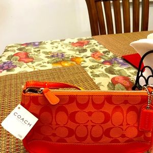 Coach bag never been used.